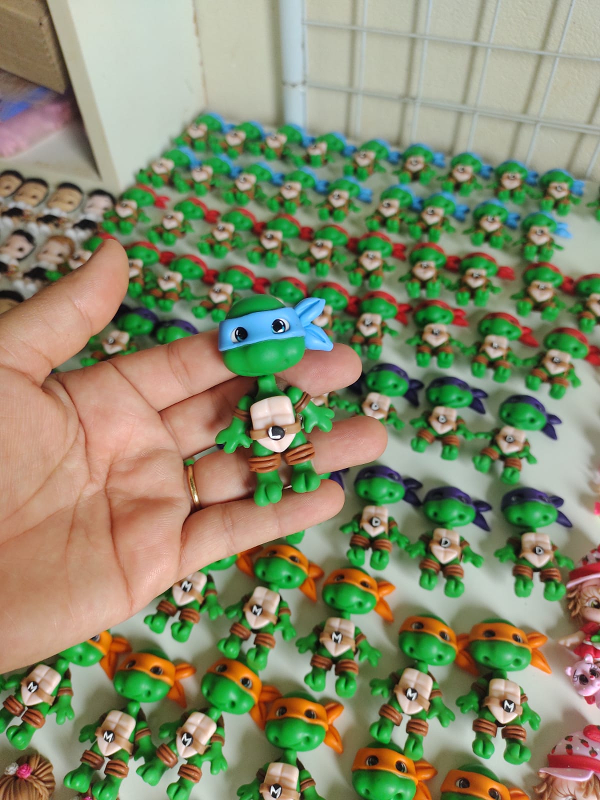 Ninja Turtles Clay Dolls