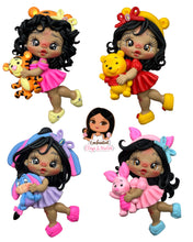 Load image into Gallery viewer, Dark skin Pooh Girls
