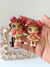 Load image into Gallery viewer, Gingerbread Clay Doll Girls
