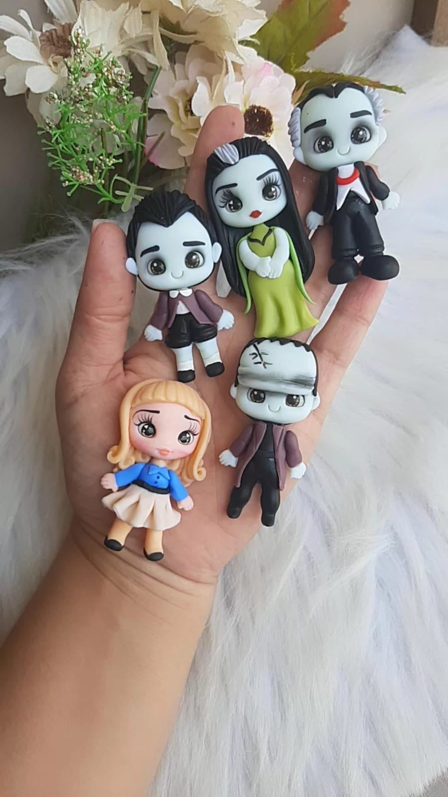 The Munsters Clay Dolls