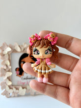 Load image into Gallery viewer, Gingerbread Clay Doll Girls
