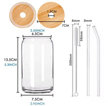 Load image into Gallery viewer, Glass Wood Top 16oz cup
