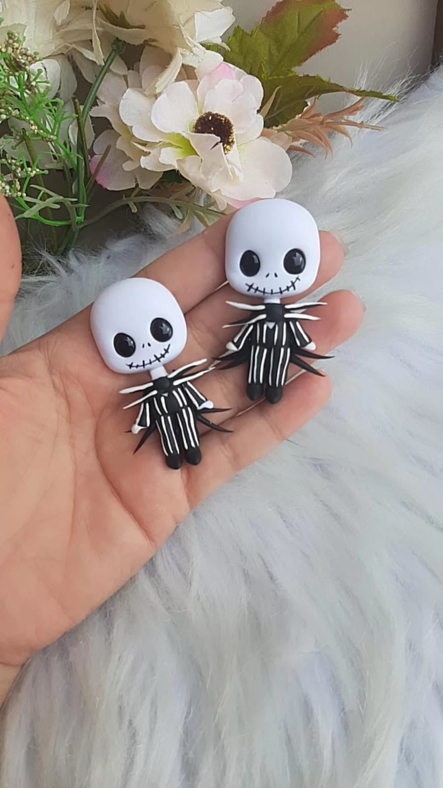 Jack Skeleton Clay Doll