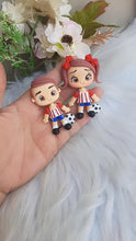 Load image into Gallery viewer, Soccer Team Clay Dolls
