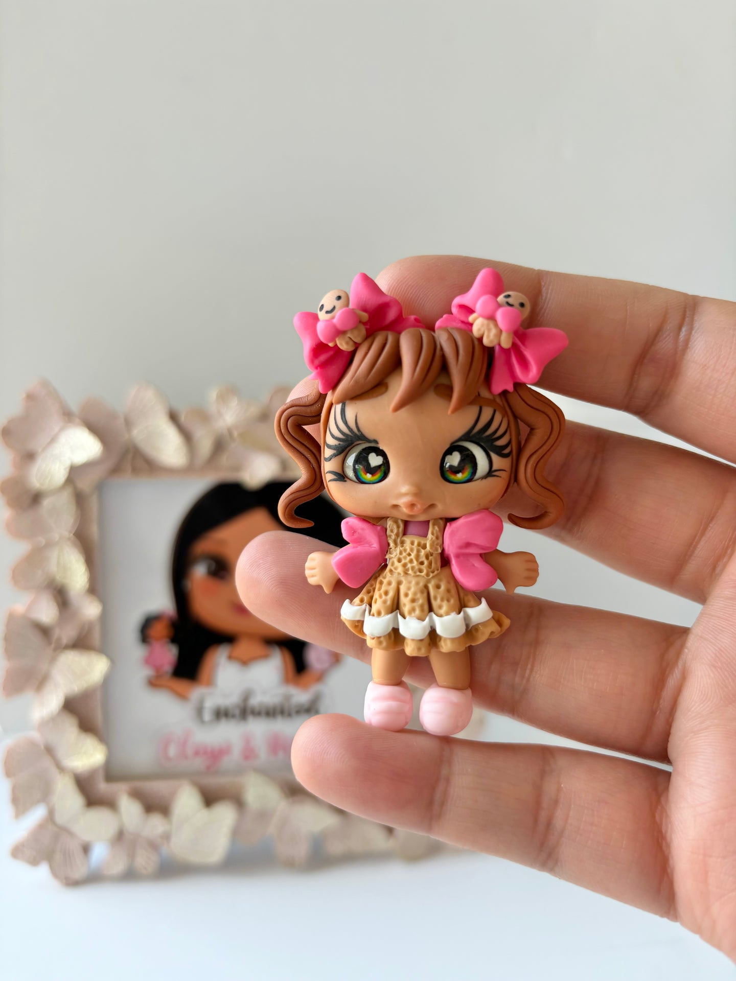 Gingerbread Clay Doll Girls