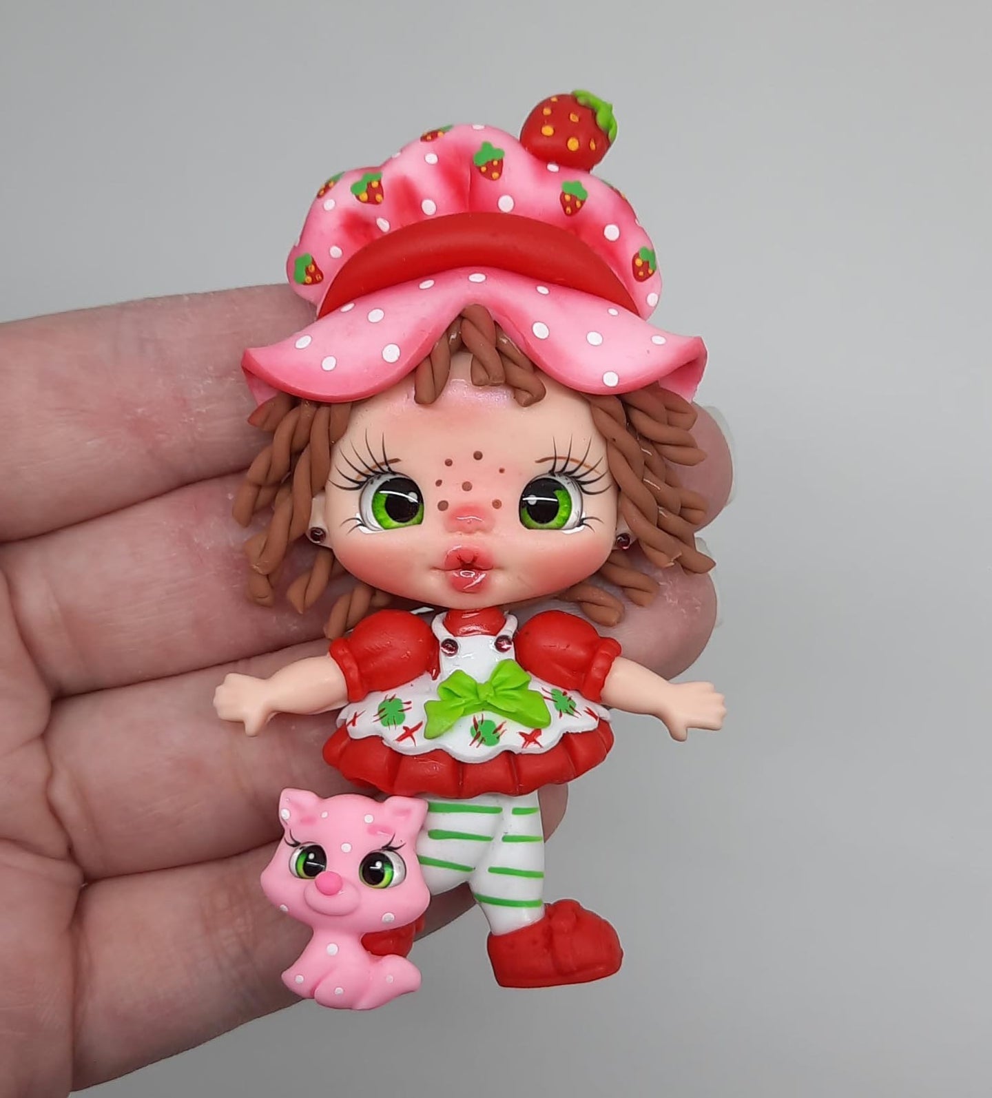PRE ORDER Strawberry Shortcake Clay doll