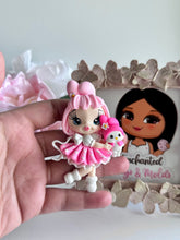 Load image into Gallery viewer, Melody and Kuromi Clay dolls
