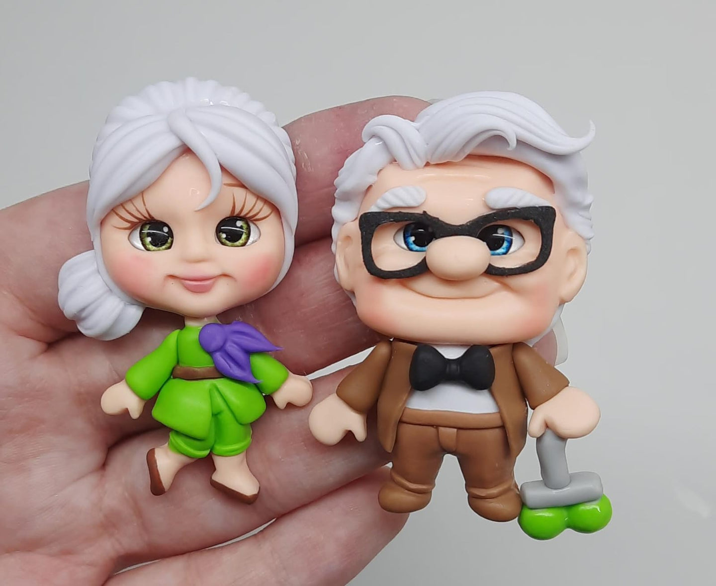 PRE ORDER UP Ellie and Carl Clay doll