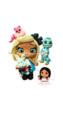 Load image into Gallery viewer, Alice in Wonderland Clay Dolls
